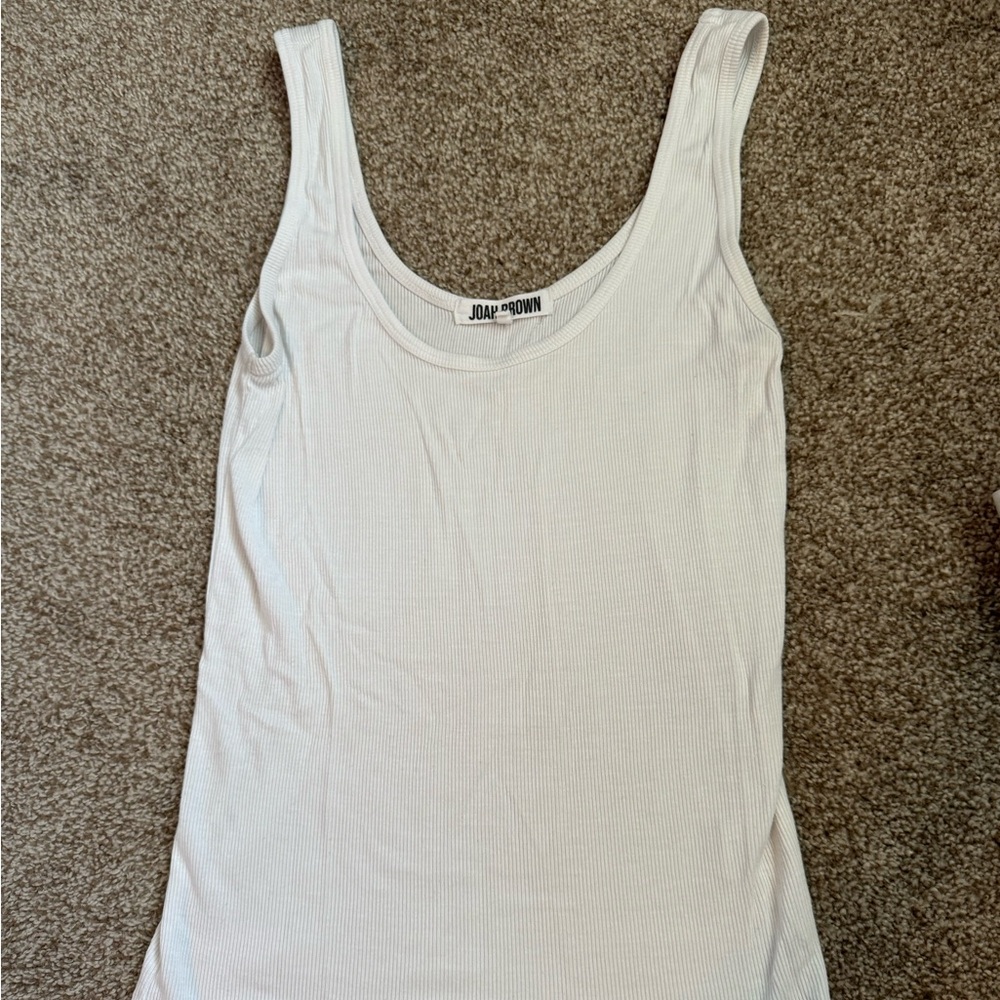 Joah Brown scoop necked ribbed tee